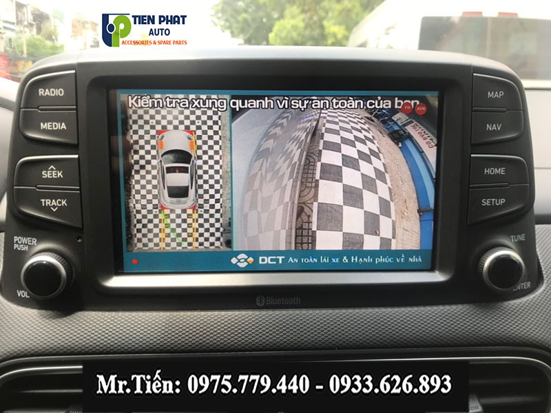 HUYNDAI KONA LÊN CAMERA 360 ĐỘ CAO CẤP NHẤT HIỆN NAY TIẾN PHÁT AUTO